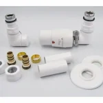 AREZZO design Cornerpex radiátor szelep fehér, jobb AR-CORNERPEX-W-RArezzo Design Végkiárusítás