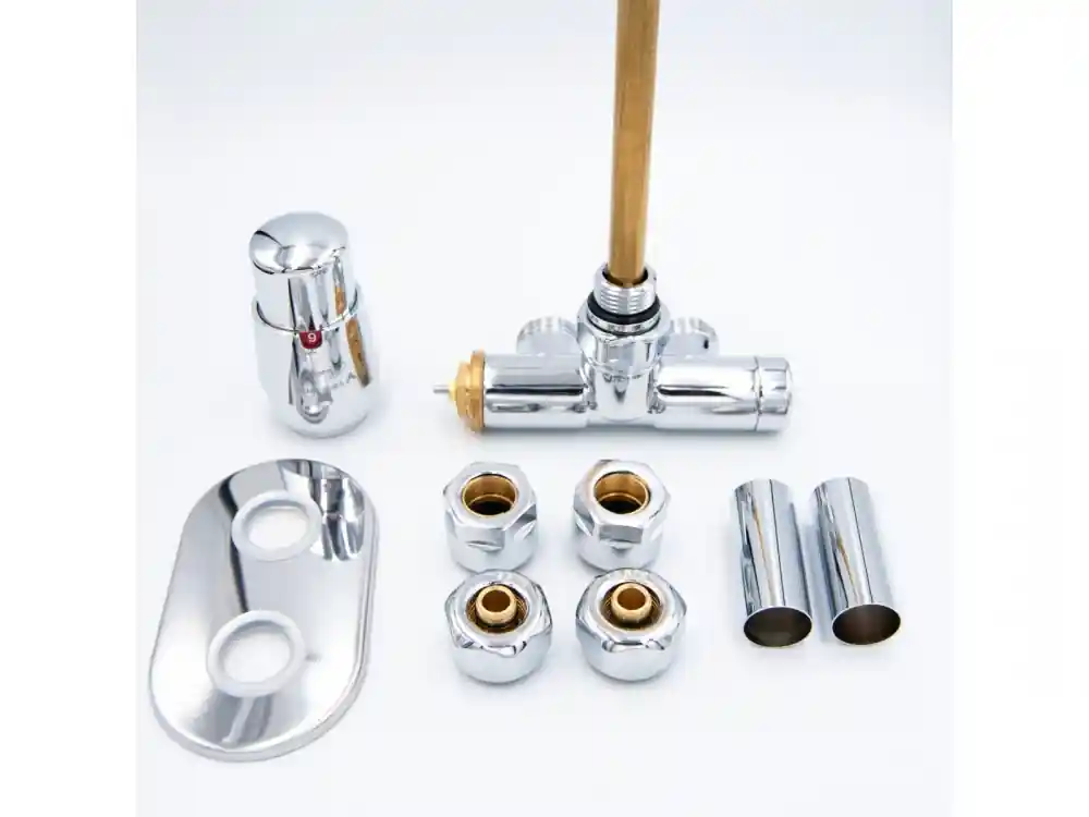 Kiárusítás AREZZO design Spearpex radiátor szelep króm, bal AR-SPEARPEX-CR-LArezzo Design