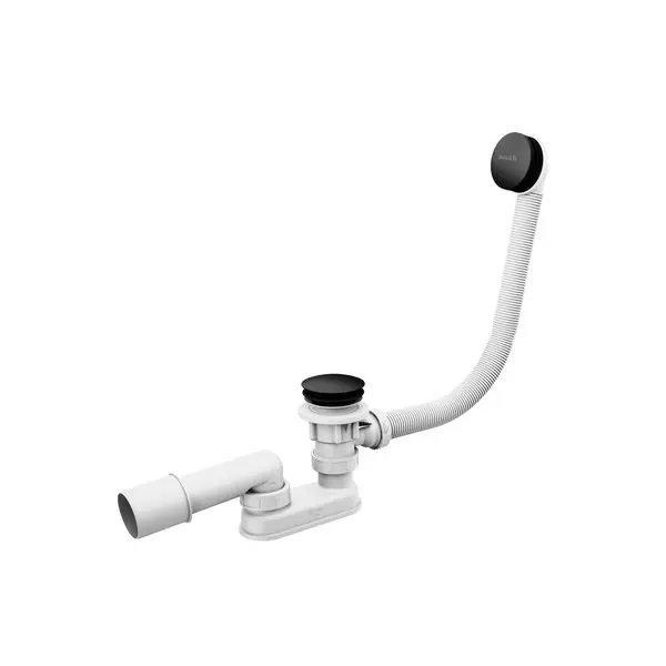 Szezonális akció Ravak kád le- és túlfolyószett 570 mm Click-Clack, fekete X01746Ravak