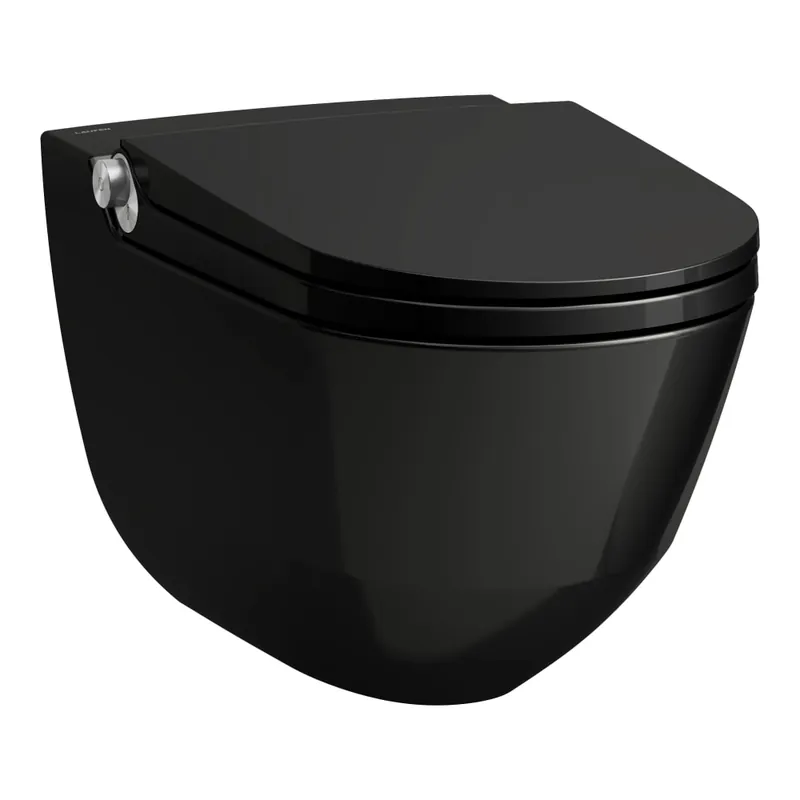 Laufen CLEANET RIVA rimless bidés wc fényes fekete H8206910200001Laufen Olcsóbb