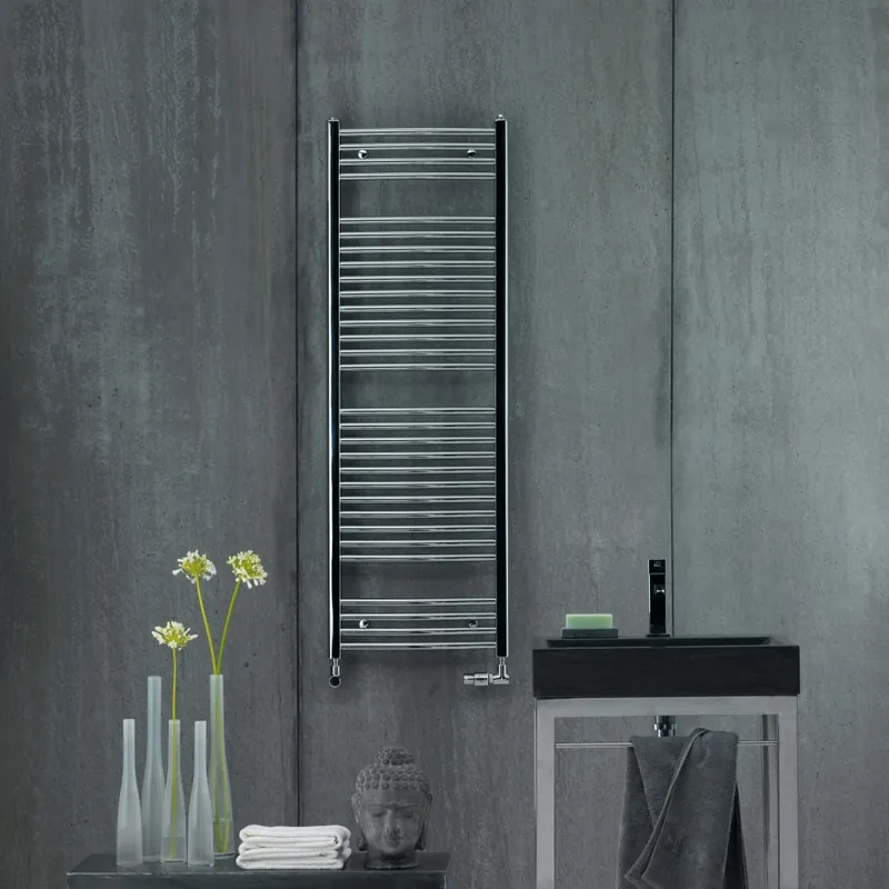 Zehnder Aura íves króm fürdőszobai csőradiátor 775x600 mm PBTCN-080-060Zehnder Kihagyhatatlan ajánlat