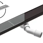 Vedd meg most Deante REVERSIBLE fekete zuhanyfolyóka 80 cm KOS N08DDeante