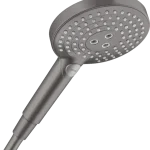 Vedd meg most Hansgrohe Raindance Select S 120 3jet króm kézizuhany EcoSmart 9 l/perc szálcsiszolt fekete króm 26531340Hansgrohe