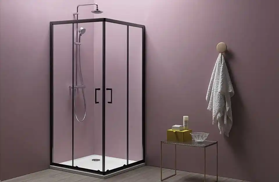 Legnépszerűbb Kolpa-San Eco Quat TKK 80x80 cm szögletes zuhanykabin matt fekete 515230Kolpa-San