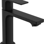 Hansgrohe Rebris E egykaros mosdócsaptelep 110, fém automata lefolyógarnitúrával, CoolStart, matt fekete 72551670Hansgrohe Végkiárusítás