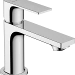 Hansgrohe Rebris E egykaros mosdócsaptelep 80, automata lefolyógarnitúrával, CoolStart, króm 72553000Hansgrohe Azonnal elérhető