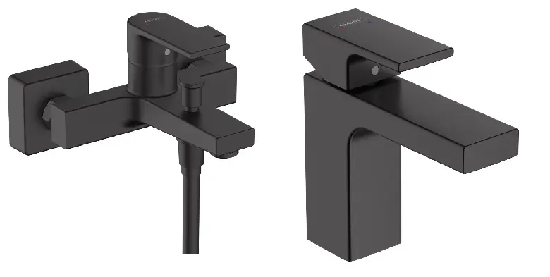 Hansgrohe Vernis Shape csaptelep szett, matt fekete SZP-HG24 (71561670, 71450670)Hansgrohe Akciós ár