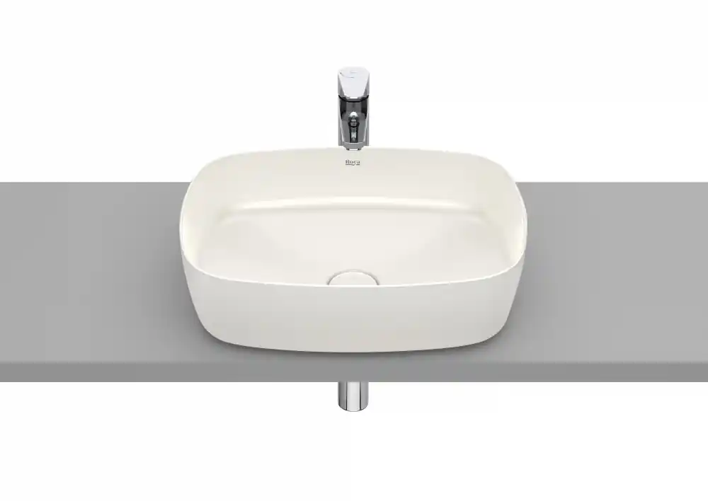 Expressz szállítás Roca Inspira SOFT 50x37 cm pultra ültethető FINECERAMIC mosdó bézs A327500650Roca