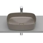 Roca Inspira SOFT 50x37 cm pultra ültethető FINECERAMIC mosdó kávé A327500660Roca Akció