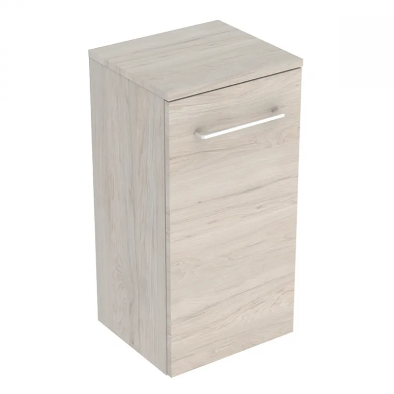 Geberit Selnova Square egy ajtós oldalsó szekrény, 33x65x29.7cm, melaminos faszerkezet világos hikoridió 501.275.00.1Geberit Biztonságos fizetés