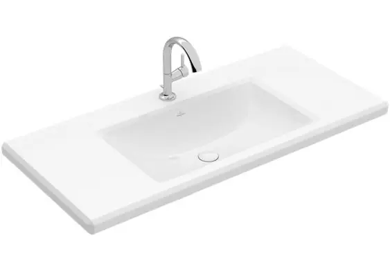 Vedd meg online Villeroy & Boch Antheus 100x54 cm mosdó túlfolyó nélkül CeramicPlus felülettel, Stone White (matt fehér) 4A09A2RWVilleroy & Boch