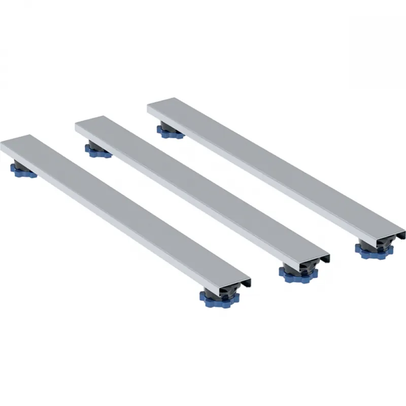 Geberit lábkészlet 140 cm-es gyantakő zuhanytálcákhoz, 6-12cm magas (3 db 70cm hosszú keresztelem és 6 db láb) 554.958.00.1Geberit Kedvezmény
