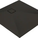 Deante Correo 90x90 cm szögletes gránit zuhanytálca, fekete KQR_N41BDeante Kedvezmény