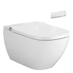 Cersanit (MEISSEN-KERAMIK) Genera Ultimate bidé funkciós szögletes okos wc ülőkével, fehér takarópanel S701-515Cersanit Szuper akció