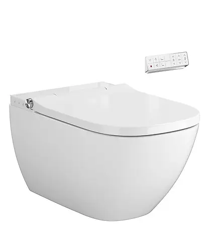 Cersanit (MEISSEN-KERAMIK) Genera Ultimate bidé funkciós szögletes okos wc ülőkével, fehér takarópanel S701-515Cersanit Szuper akció