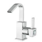Népszerű Bugnatese Inside Bidet csaptelep leeresztővel swarovski fogantyúval, szálcsiszolt nikkel 9223KNSBugnatese