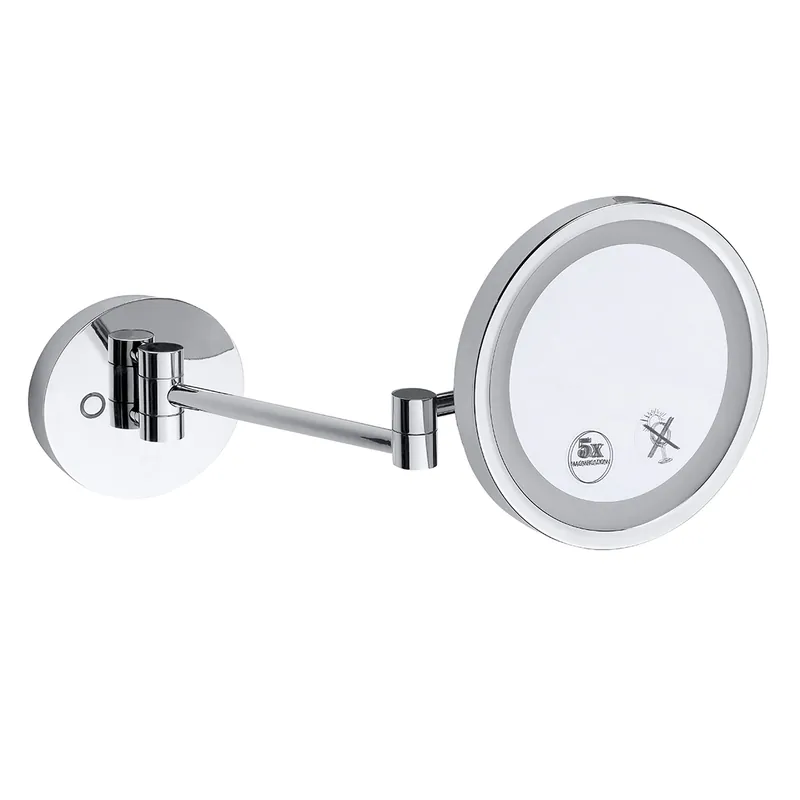 Különleges ajánlat Sapho BEMETA KOZM.TÜKRÖK Kozmetikai tükör, LED világítással, 216x216x370mm, átm:160mm (112101149)Bemeta