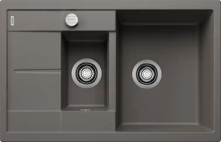 Árcsökkenés BLANCO METRA 6S COMPACT Silgranit mosogatótál dugókiemelővel, vulkánszürke 527297Blanco