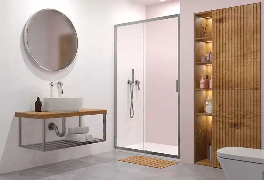 H2O Comfort DWJ 130 cm zuhanyajtó 10260130-01-01 (18969)H2O Bestseller