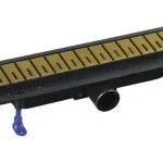 Sapho POLYSAN KLAVER GOLD 710 superflow padlóösszefolyó inox ráccsal, arany 73721GBPolysan Legjobb ár