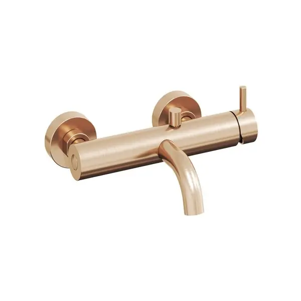 Akciós ár Ravak Espirit ES 022.60RGB Fali kádcsaptelep zuhanyszett nélkül - Rose Gold Brushed X070353Ravak