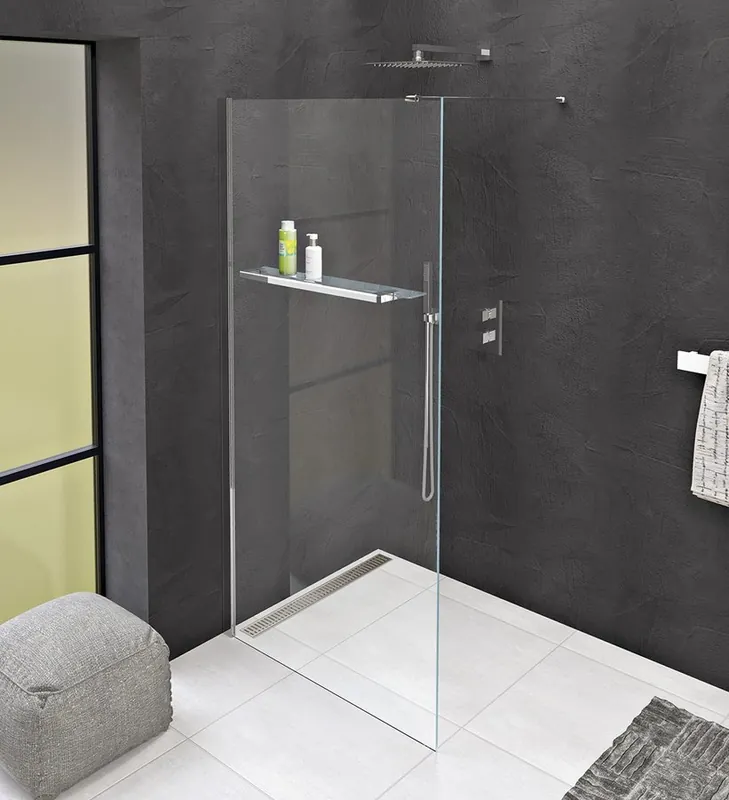 Sapho POLYSAN MODULAR SHOWER 100 cm fix zuhanyfal, törölközőtartó lyukakkal, króm MS1-100-DPolysan Kihagyhatatlan ajánlat