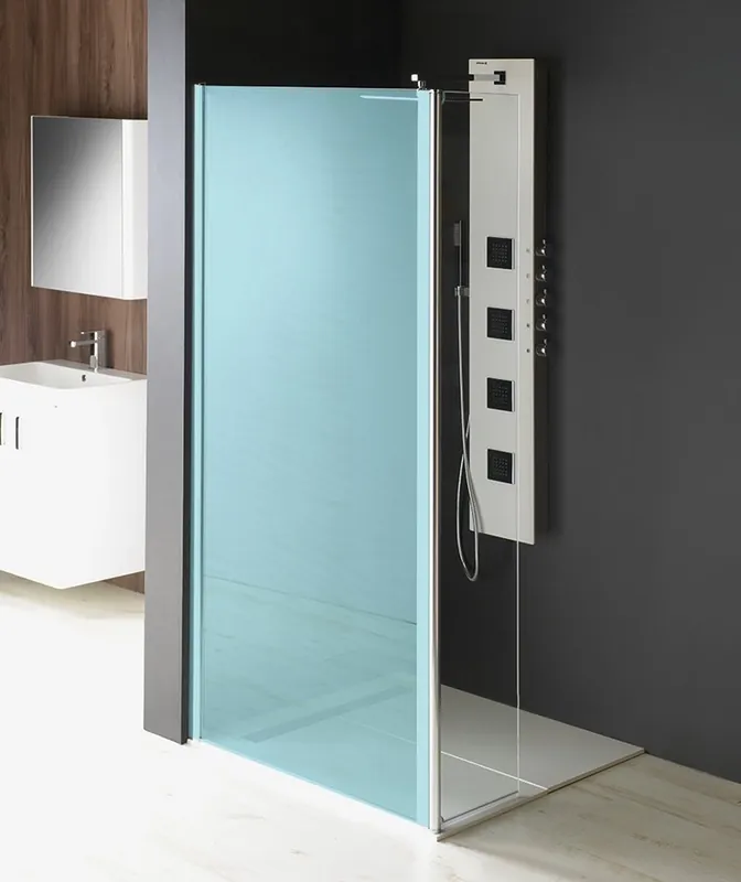 Újdonság Sapho POLYSAN MODULAR 400 L típusú 2/2 nyíló zuhanyfal, ajtós változat, króm MS3B-40Polysan