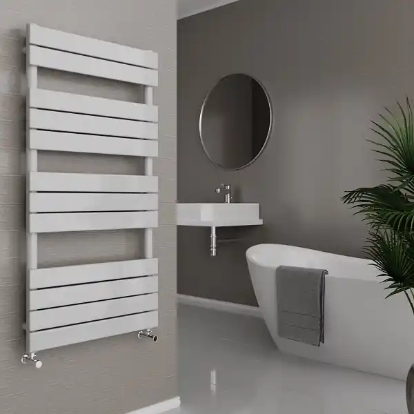 Wasserburg PLANA WHITE 120x60cm törölközőszárító radiátor, fehér 20.25936WWasserburg Kedvezmény