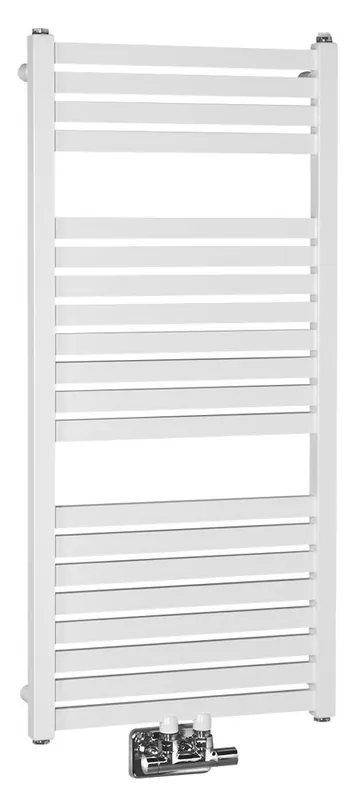 Sapho AQUALINE TONDI 450x970mm fürdőszobai radiátor középső bekötéssel, fehér DT450TAqualine Árcsökkenés