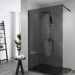 Azonnali szállítás Wasserburg VETRO SHADOW 120 Walk-in zuhanyfal, fekete 25262S-120Wasserburg