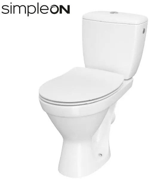 Cersanit Cersania Compact hátsó kifolyású monoblokkos wc lassú záródású vékonyított wc ülőkével K11-2338Cersanit Biztonságos fizetés