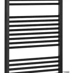 Sapho AQUALINE DIRECT-E 600x1320mm elektromos fürdőszobai radiátor, matt fekete ILE36TBAqualine Szezonális akció