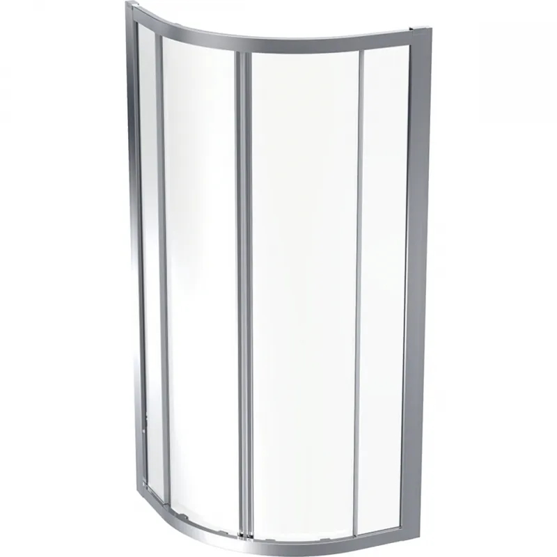 Geberit GEO 80x80 íves zuhanykabin, ezüstözött 560.111.00.2Geberit Kiárusítás