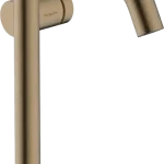 Újdonság Hansgrohe Tecturis S egykaros mosdócsaptelep Fine 240, CoolStart EcoSmart+, Push-open lefolyógarnitúrával, szálcsiszolt bronz 73370140Hansgrohe