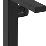 Hansgrohe Tecturis E egykaros mosdócsaptelep Fine 150, CoolStart EcoSmart+, Push-open lefolyógarnitúrával, matt fekete 73040670Hansgrohe Szuper akció