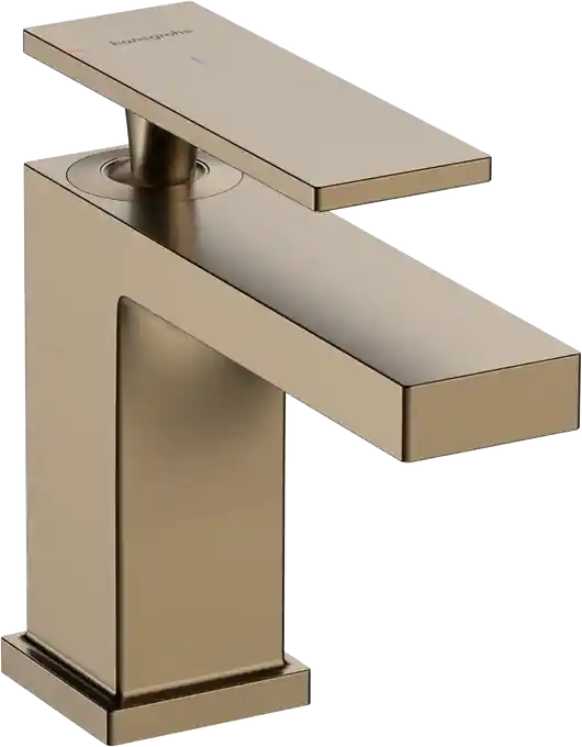 Hansgrohe Tecturis E egykaros mosdócsaptelep 80, CoolStart EcoSmart, lefolyógarnitúra nélkül, szálcsiszolt bronz 73001140Hansgrohe Szuper ajánlat
