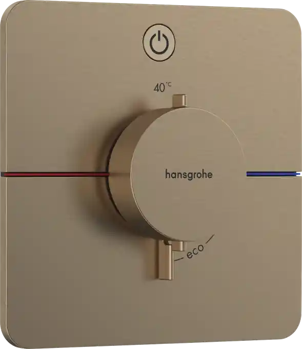 Hansgrohe ShowerSelect Comfort Q Falsík alatti termosztát, 1 funkciós, szálcsiszolt bronz 15581140Hansgrohe Bestseller