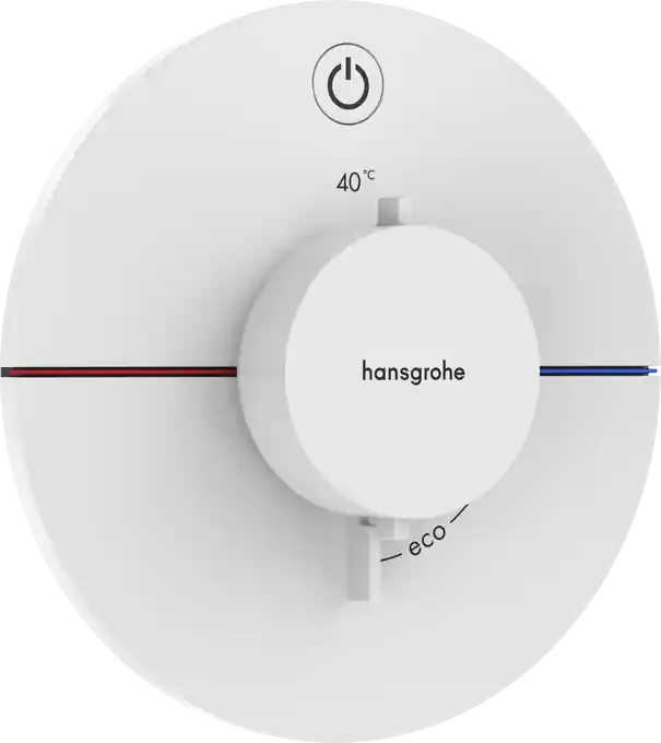 Hansgrohe ShowerSelect Comfort S Falsík alatti termosztát, 1 funkciós, matt fehér 15553700Hansgrohe Legnépszerűbb