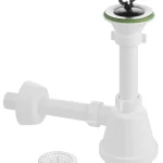 Sapho AQUALINE szifon és lefolyó szett WH118-hoz, króm/fehér WEH070Aqualine Vedd meg online