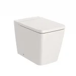 Olcsóbb Roca Inspira Square Rimless falra tolható álló wc csésze, beige A347537650Roca