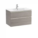 Legnépszerűbb Roca The Gap 80 cm fürdőszoba bútor mosdóval, texturált tölgy A851478402Roca
