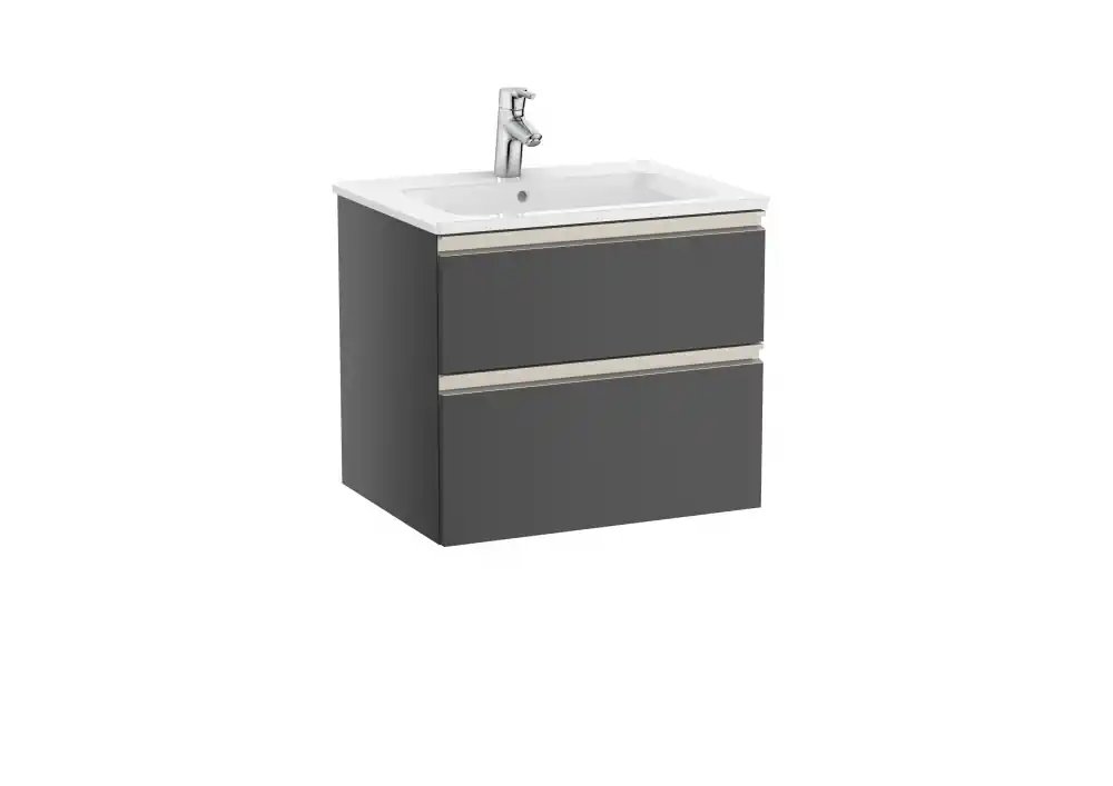 Roca The Gap 60 cm fürdőszoba bútor mosdóval, antracit A851476153Roca Azonnali szállítás