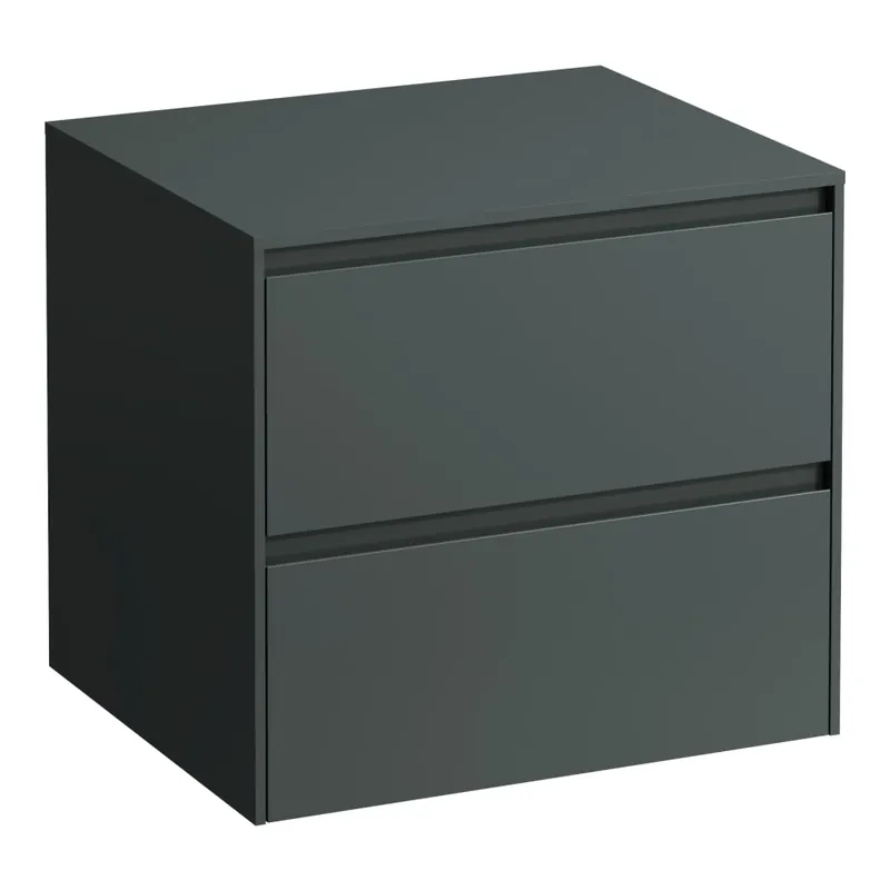 Laufen Lani 60 cm-es fürdőszobabútor pultra ültethető mosdóhoz kivágás nélkül, traffic grey H4043001122661Laufen Azonnali szállítás
