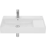 Outlet Roca Inspira SQUARE FINECERAMIC 80x49 cm mosdó, matt fehér A32752B620Roca