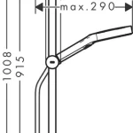 Árcsökkenés Hansgrohe Rainfinity EcoSmart 130 3jet zuhanyszett S Puro 90cm-es zuhanyrúddal, matt fekete 28744670Hansgrohe