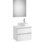 Legkelendőbb Roca The Gap 60 cm-es fürdőszobabútor szett mosdó nélkül, magasfényű fehér A851531806Roca