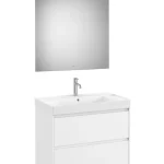 Szuper akció Roca Ona 80 cm-es fürdőszobabútor szett, matt fehér A851707509Roca