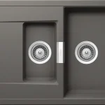 Schock Mono D-150 Cristadur mosogató, sötétszürke MOND150SILVSCHOCK Biztonságos vásárlás