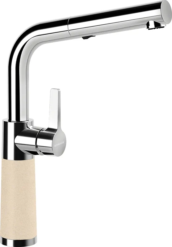 Ajánlat Schock SC-540 Cristalite kihúzható fejes mosogató csaptelep, bézs 557120MOONSCHOCK