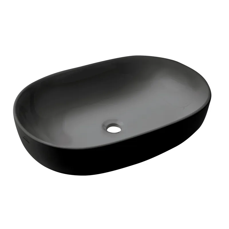 Invena TEJA pultra ültethető mosdó 60x41 cm, fekete CE-09-005-CInvena Szuper akció